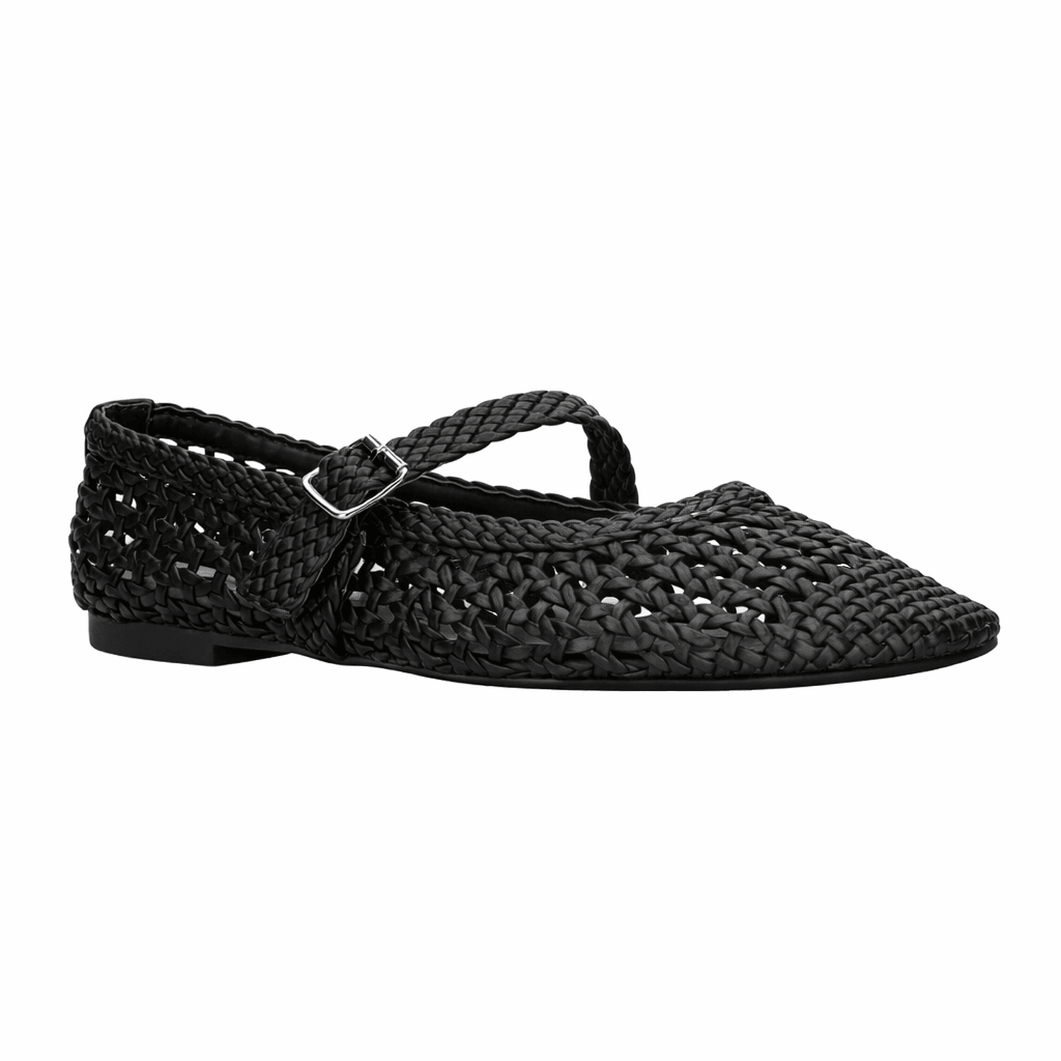 Flats EFE Francis Dama Casual Hebilla Cómodo Negro Mujer — imagen 2
