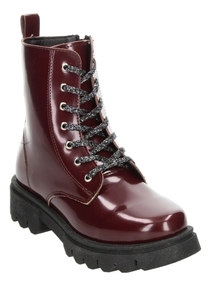 Bota Jakuna Niña Ajustable Cómodo Casual Vino Juvenil T22-25 — imagen 13