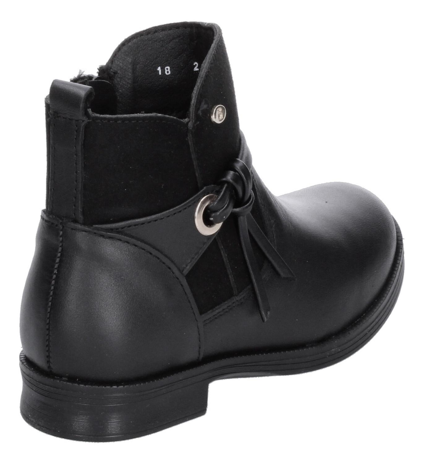 Bota Coqueta Niña Casual Negro Infantil — imagen 4