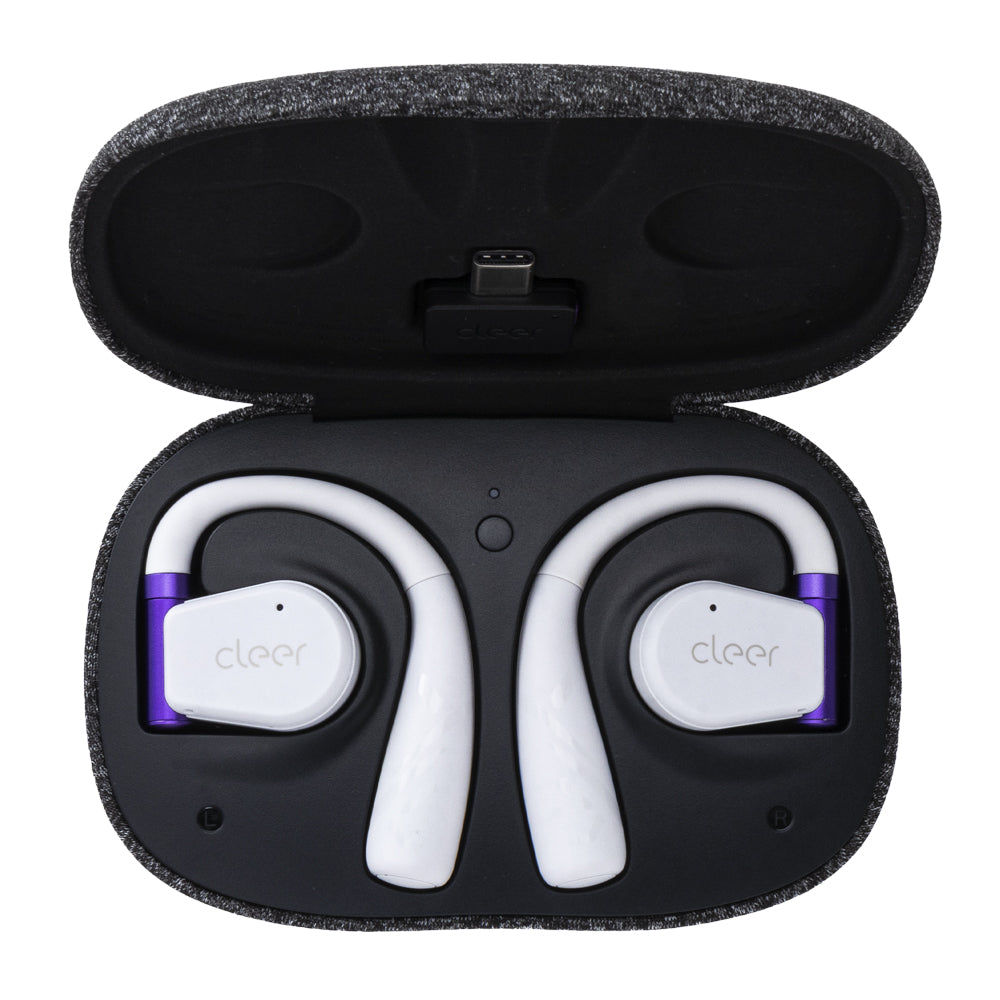 Audifonos Cleer ARC II Gaming Open-Ear: Baja Latencia, IPX5, 35h Batería, UV Case blanco — imagen 4