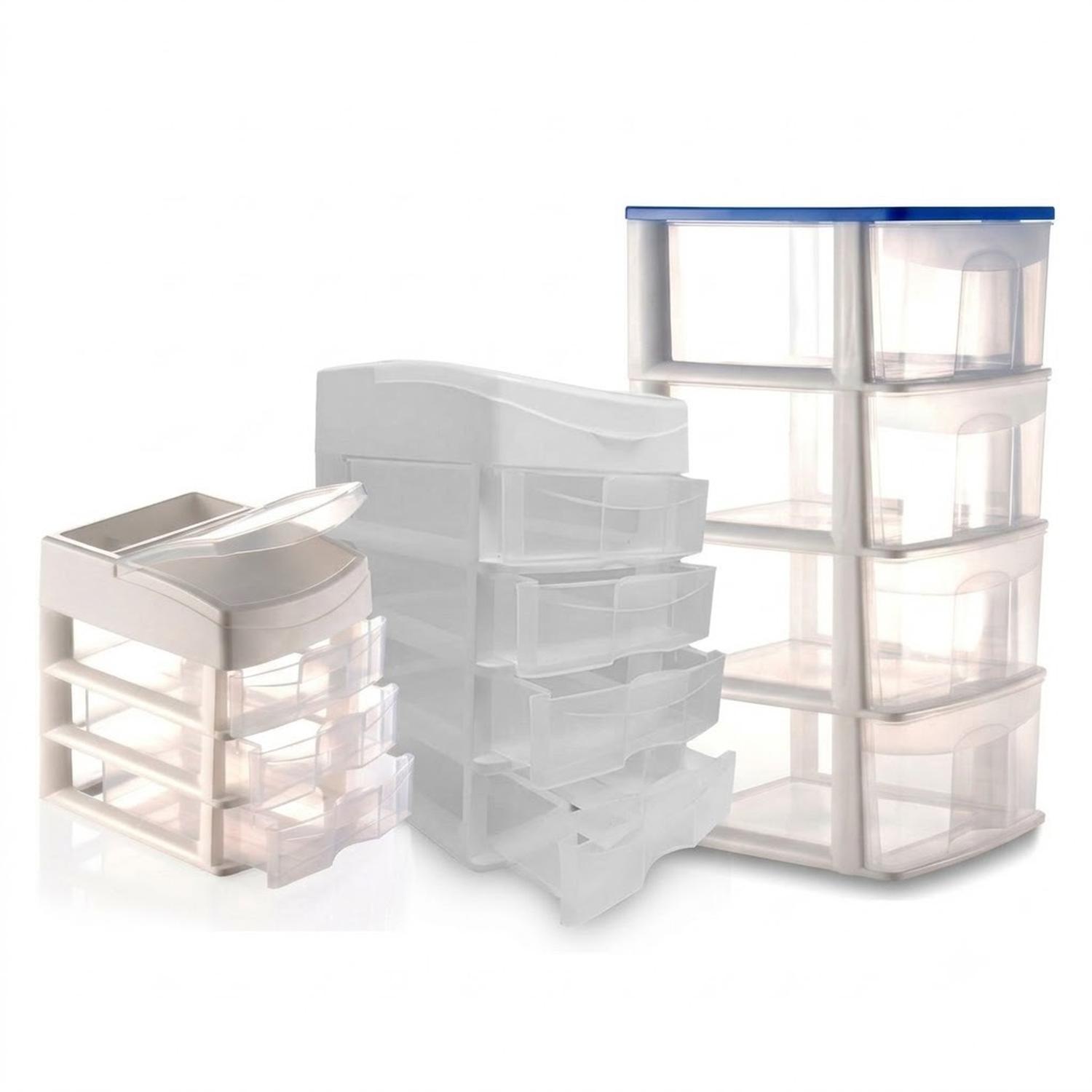 ORGANIZADOR 4 CAJONES GRANDE+ ORGANIZADOR 3 Y 5 NIVELES — imagen 1