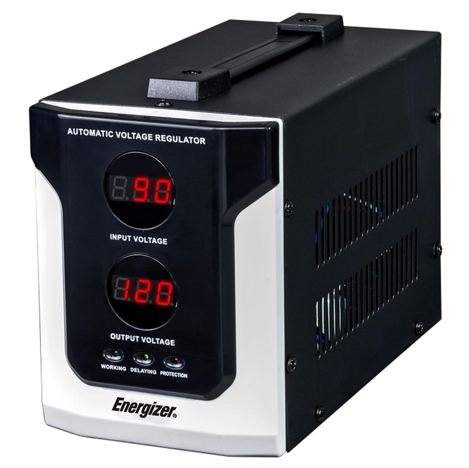 Regulador de Voltaje Energizer 1500VA 900W Protección — imagen 2