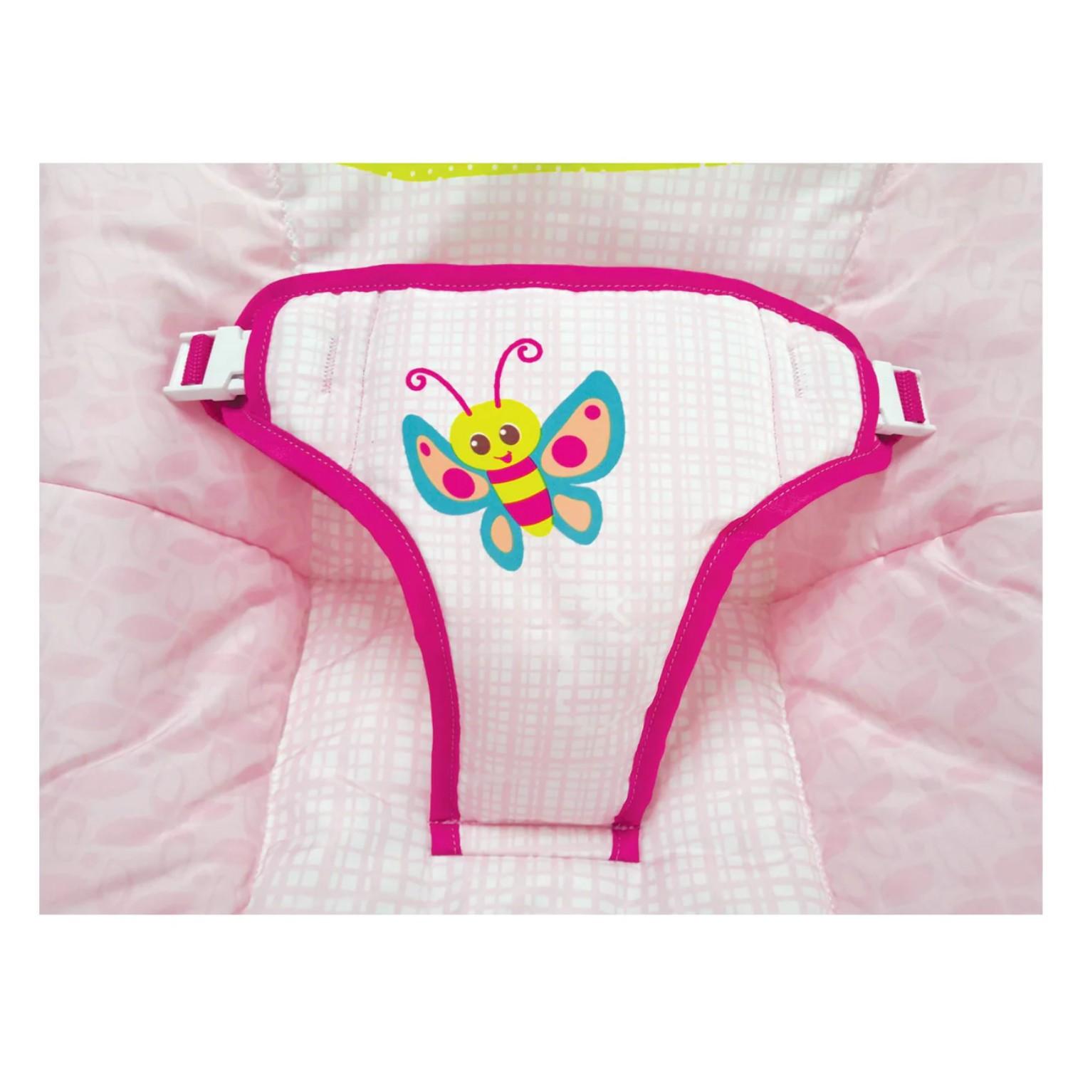SILLA BEBE MECEDORA PRINSEL 8512RS BOUNCER ROSA — imagen 3