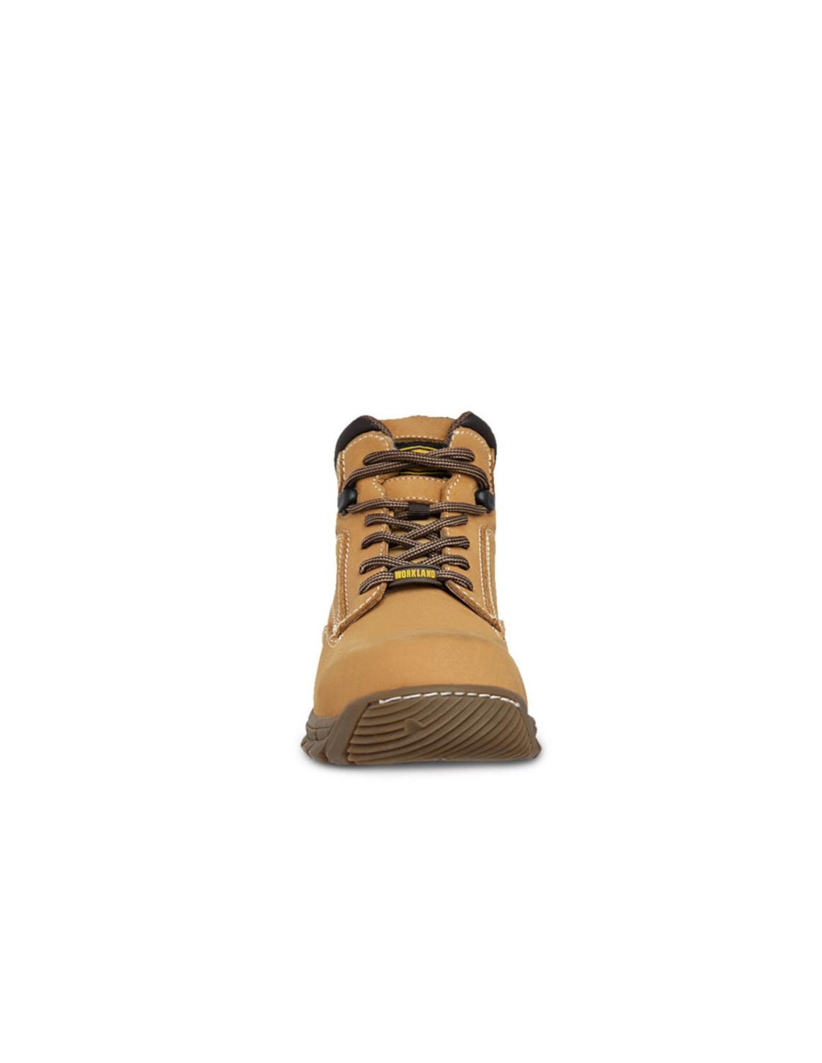 Bota industrial piel trabajo Mujer sin casco 78207 Miel — imagen 3