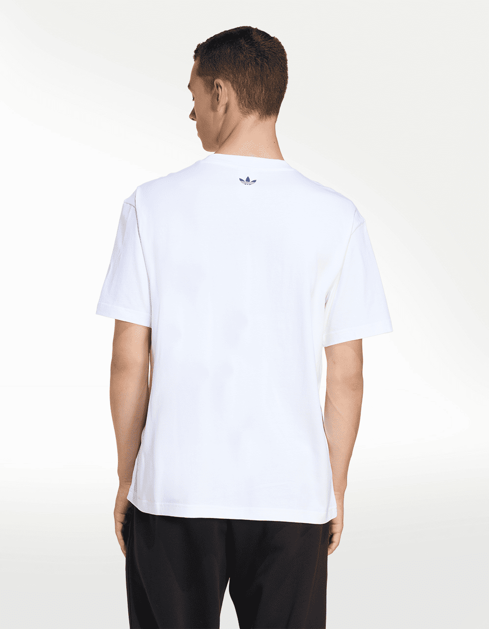 Playera Adidas GFX T Blanco - Hombre — imagen 4