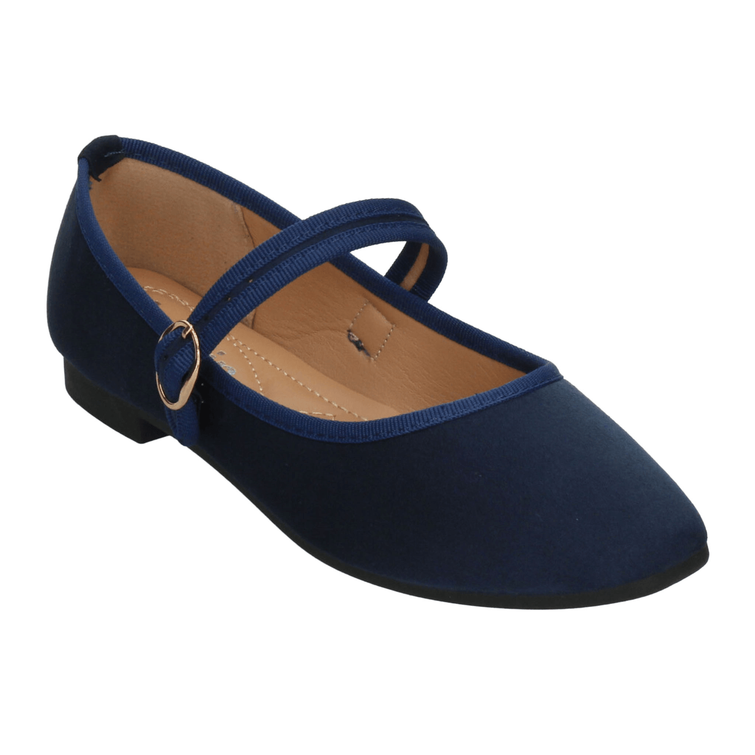 Flats Berlin Dama Azul Marino Casual Mary Jane Mujer — imagen 5