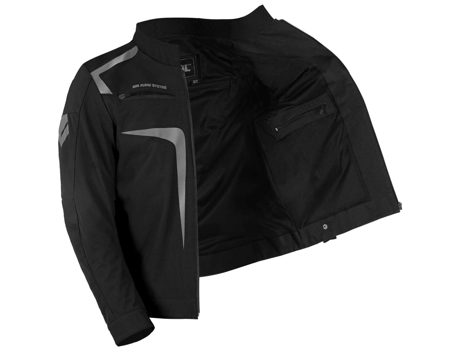 Chamarra Moto hombre Impermeable protectores Reflejante WKL — imagen 11