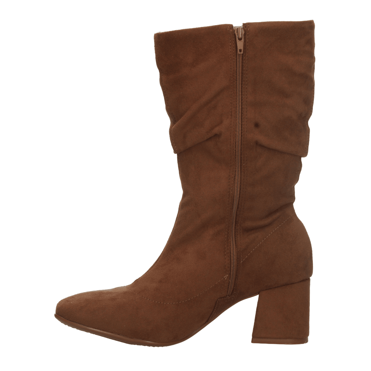 Bota Beira Rio Dama Casual Slouchy Tacón Café Mujer — imagen 5
