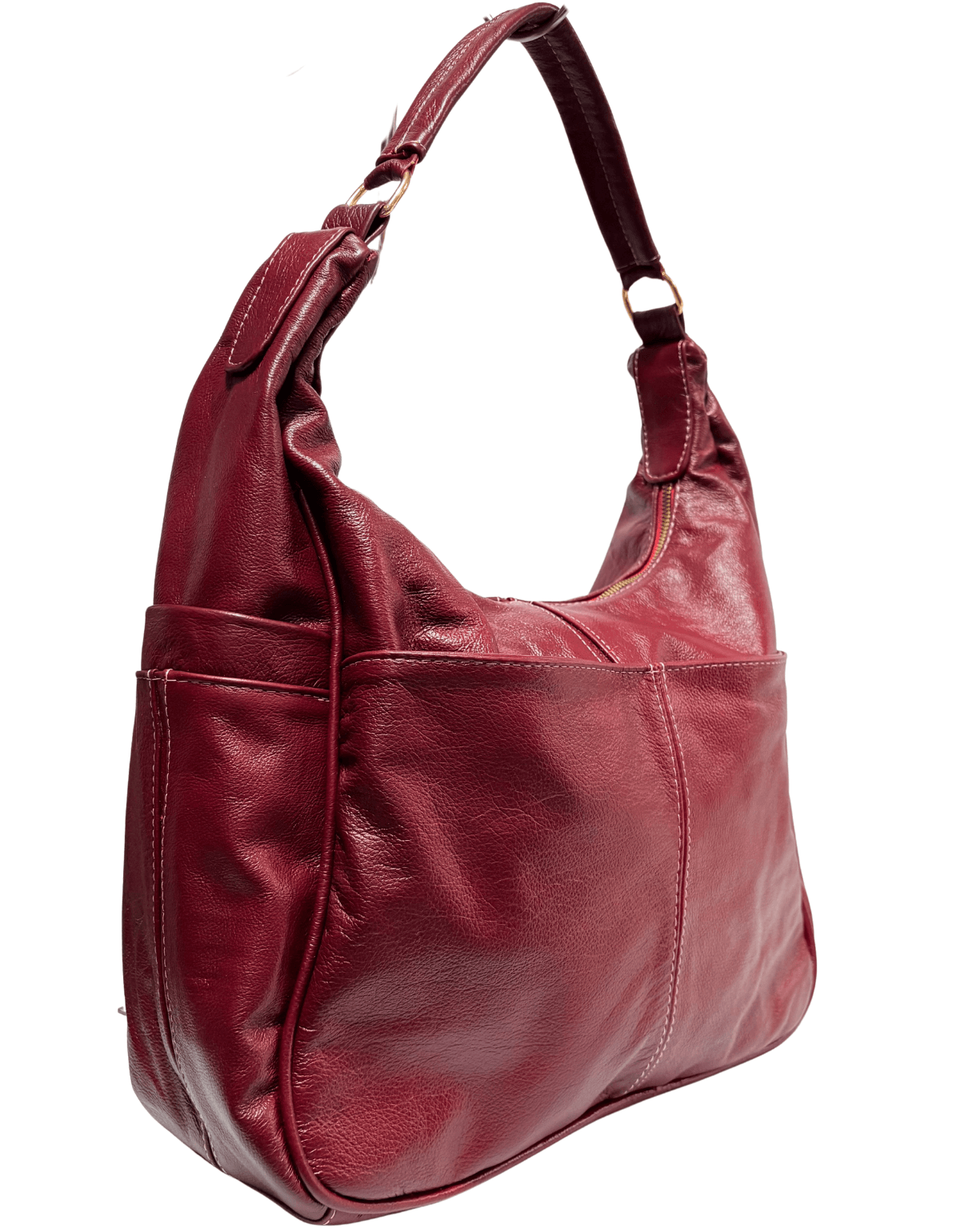 Bolsa Negra De Hombro Para Dama Casual Piel Legitima Original Jf 83 — imagen 4