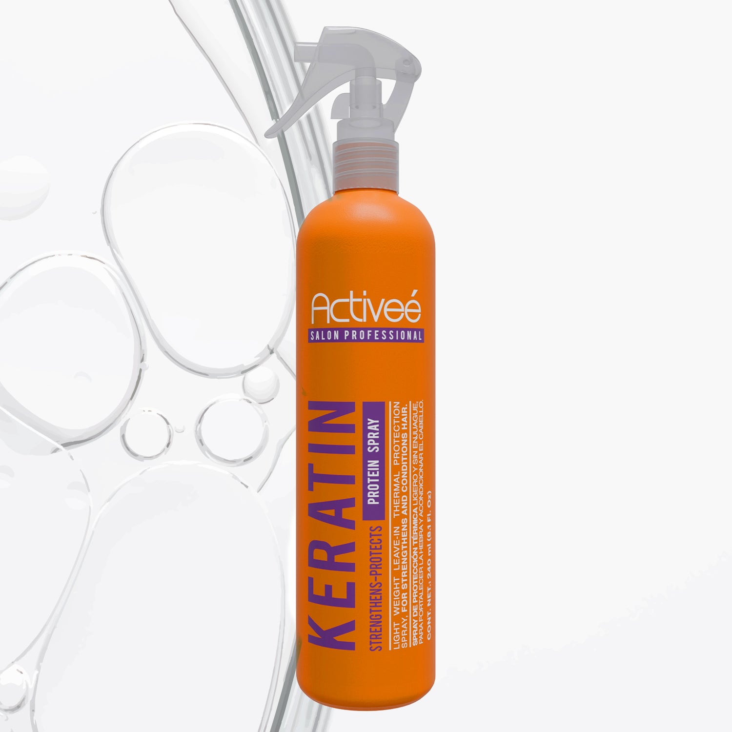 Proteina Capilar Activeé Professional KeratineTecnologia para cuidado Intensivo de Cabello Quimicamente tratado Libre de Sal — imagen 2