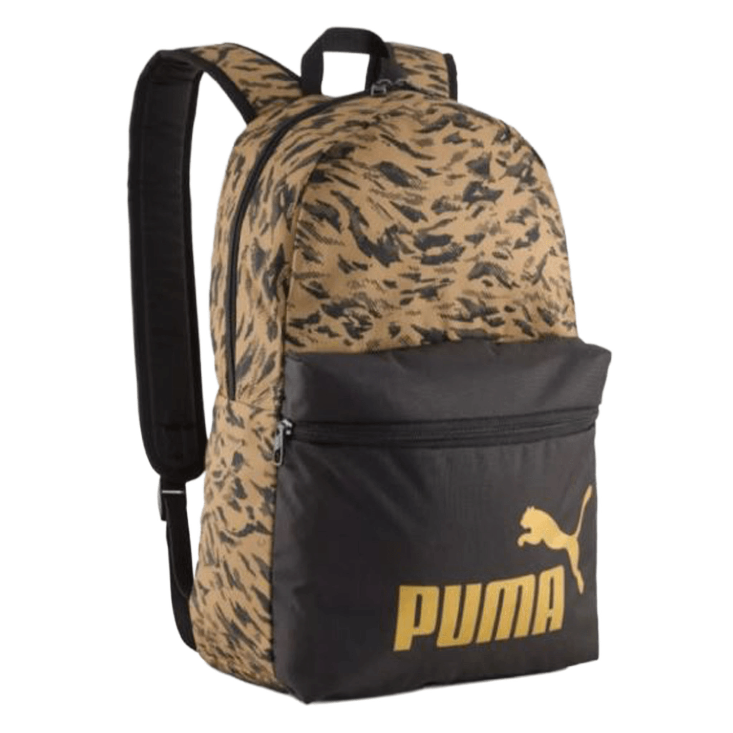 Mochila Puma Phase Negro Dorado Escolar Unisex 19L — imagen 2