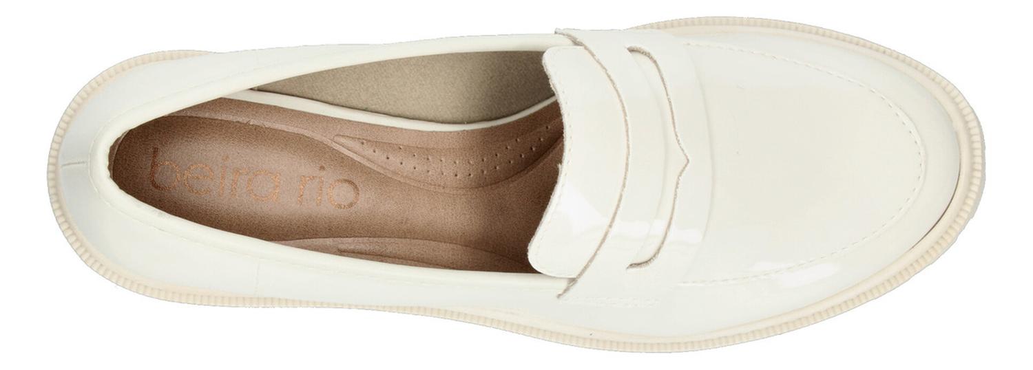 Zapato Beira Rio Dama Tacón Casual Formal Blanco Mujer — imagen 8