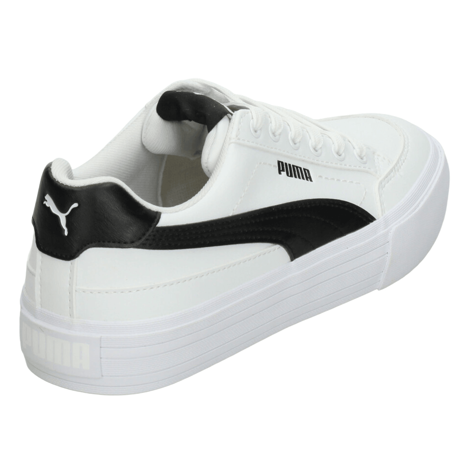 Tenis Puma Court Classic Vulc Dama Casual Blanco Mujer — imagen 3