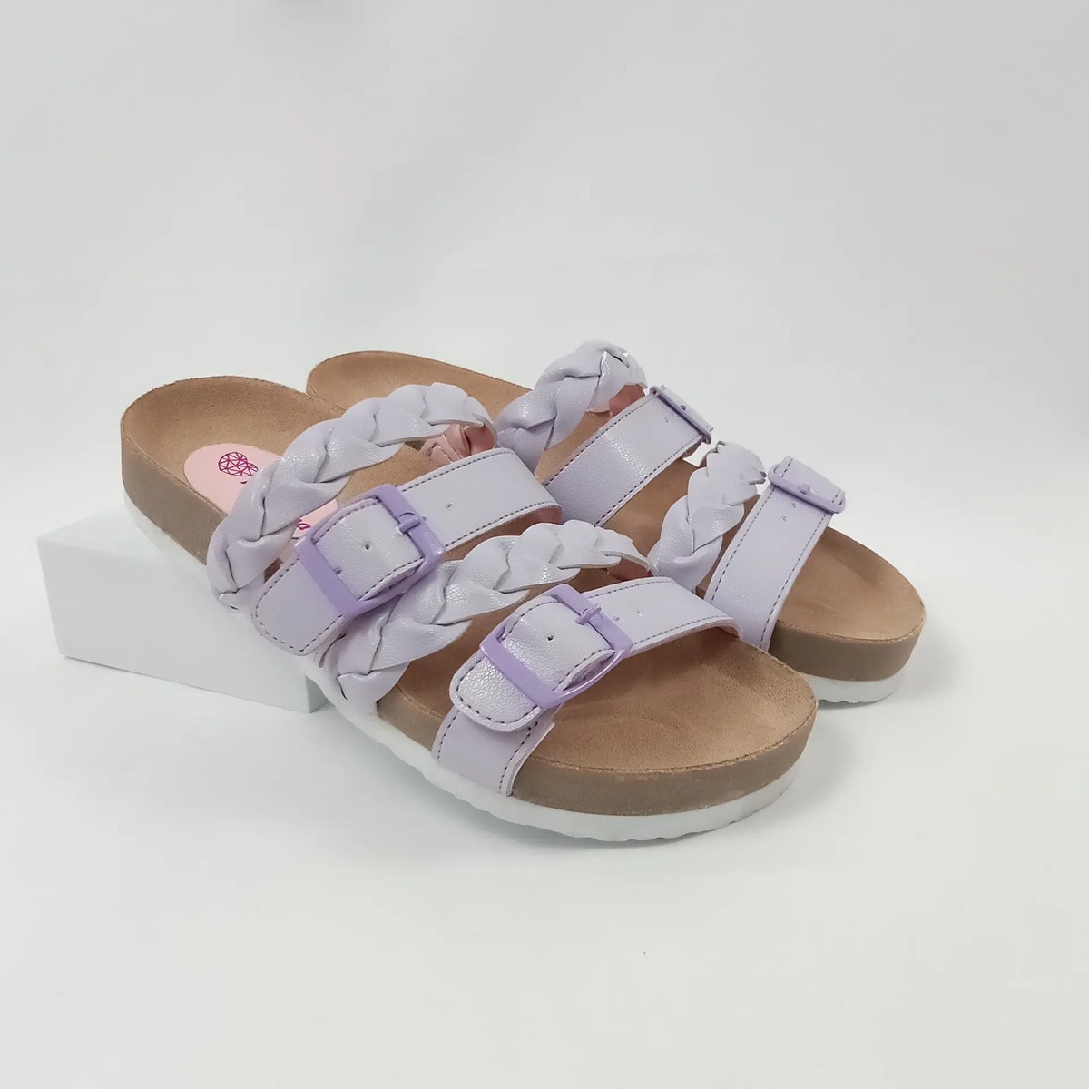 Sandalias Tropicana Niña Correa Trenzadas Casual Lavanda Infantil T18-25 — imagen 16