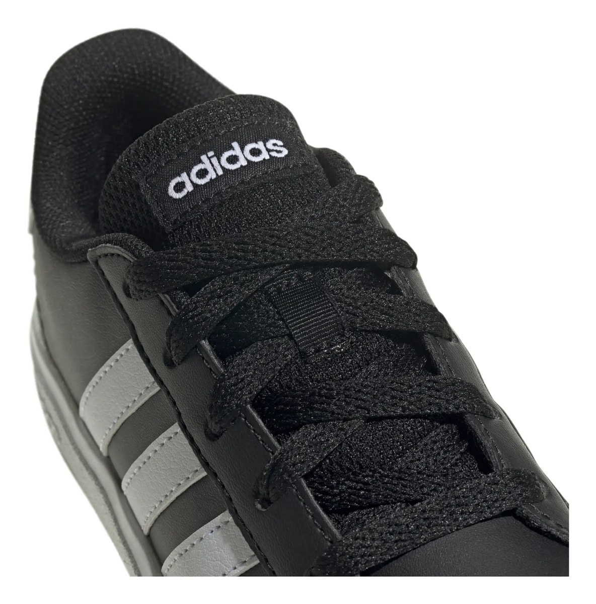 Tenis adidas Grand Court Niño Casual Ligero Negro Blanco Infantil — imagen 12