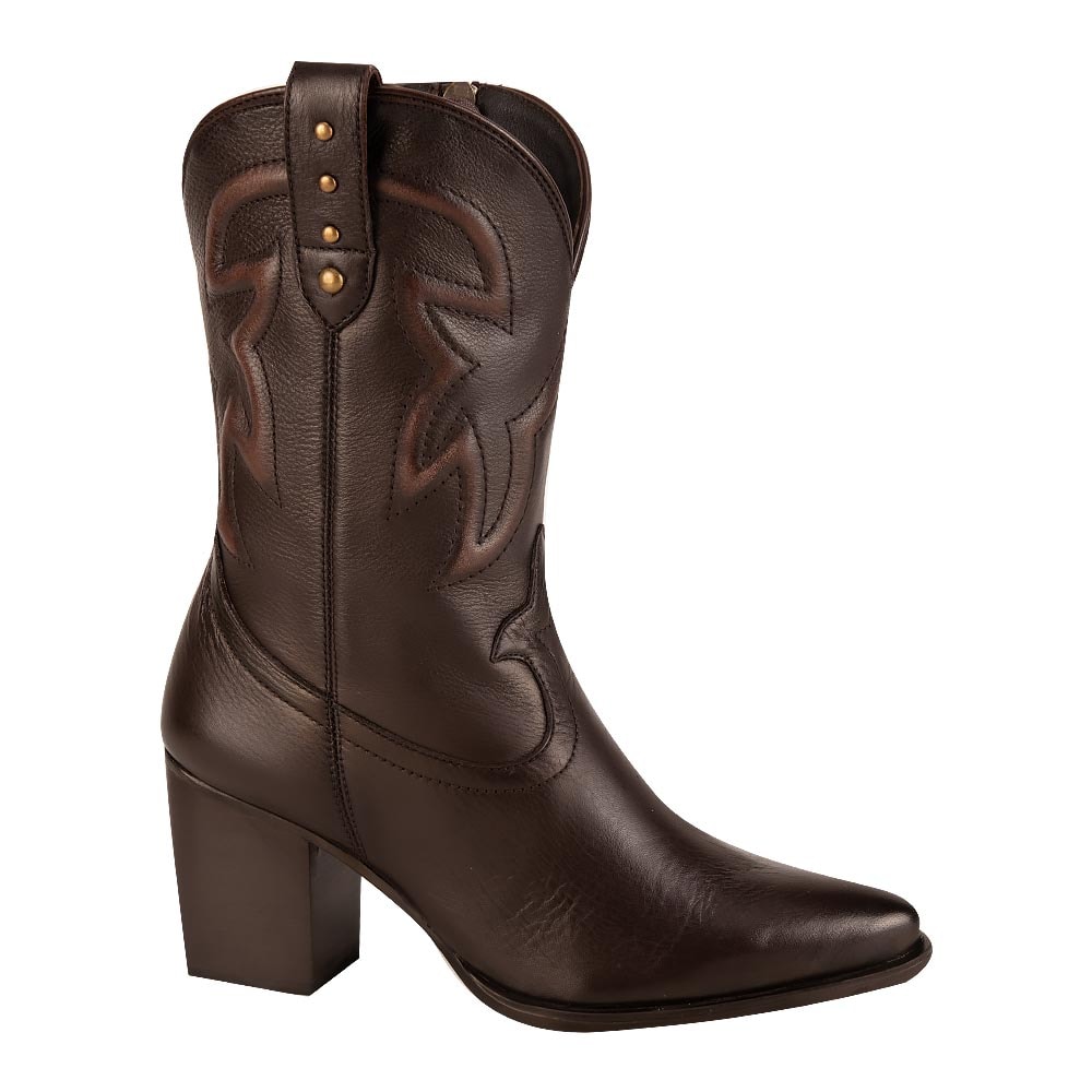 BOTA DAMA LYARD TEXANA PIEL TACON MEDIO 7.5Cm 1344455 — imagen 8