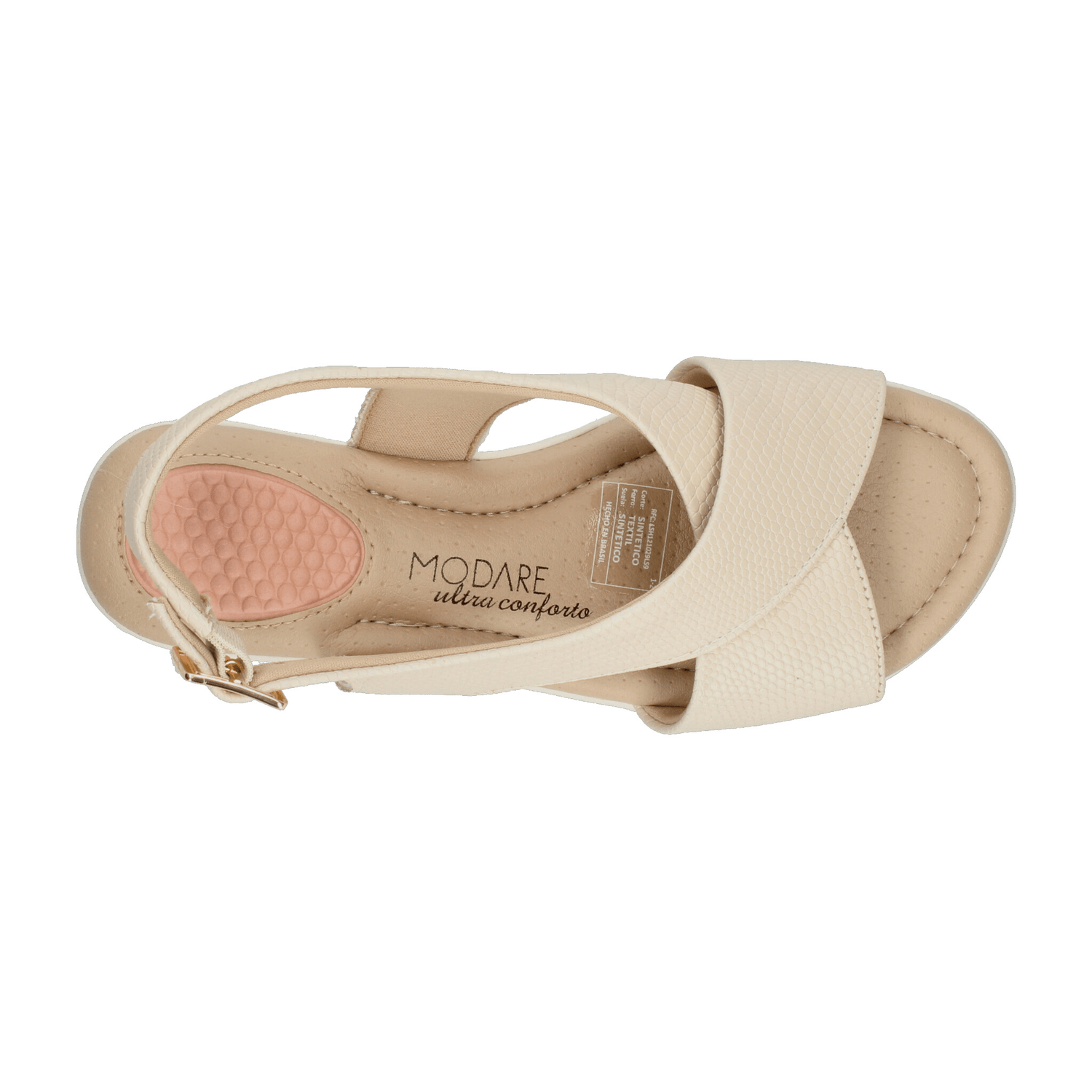 Sandalias Modare Dama Casual Cremita Mujer — imagen 8