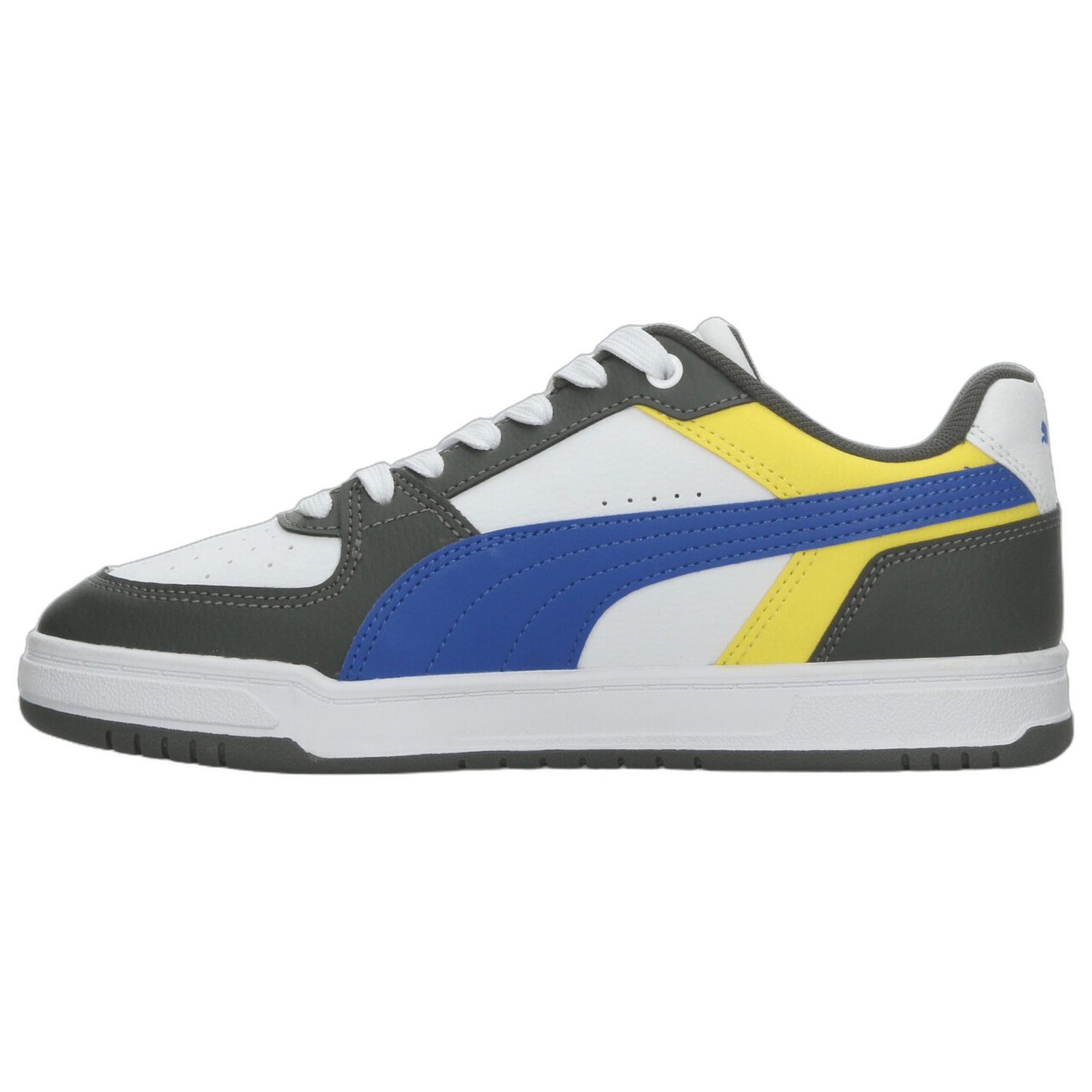 Tenis Puma Caven III Niño Casual Gris Blanco Infantil T22-26 — imagen 5
