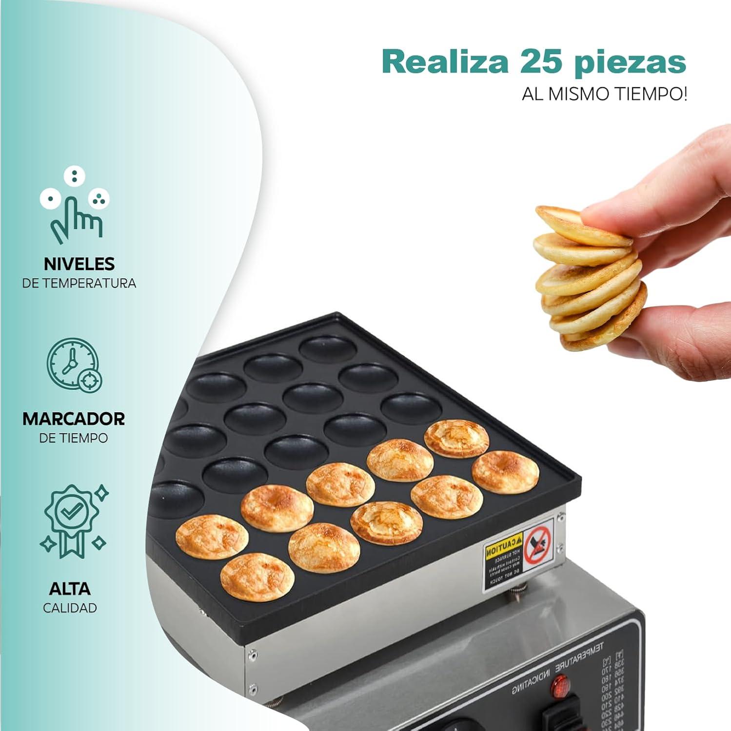 MAQUINA PARA MINI HOTCAKES SWISS NAVY SHTMWAF PARA 25 PZS — image 5