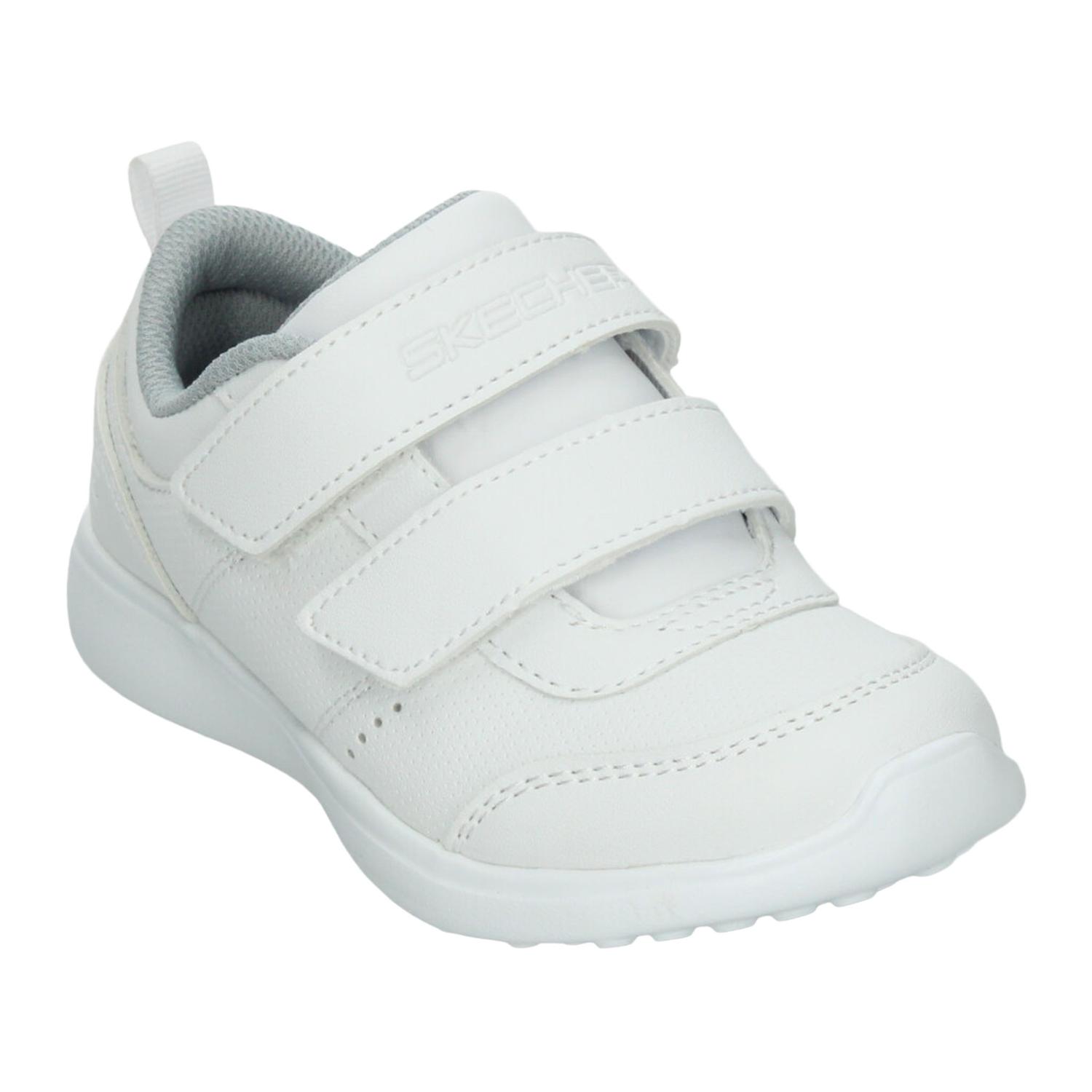 Tenis Skechers Niña Escolar Blanco Infantil T17-22 — imagen 4