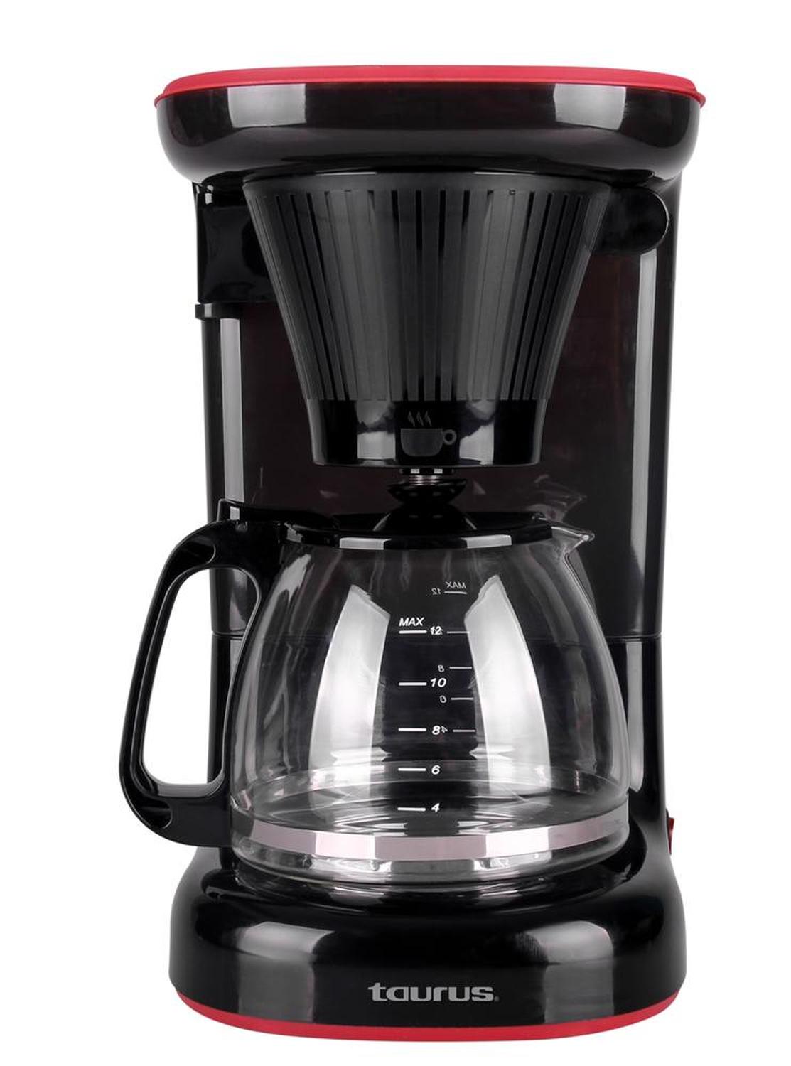 Cafetera De Goteo Taurus Velvet Negra 12 Tazas — imagen 1