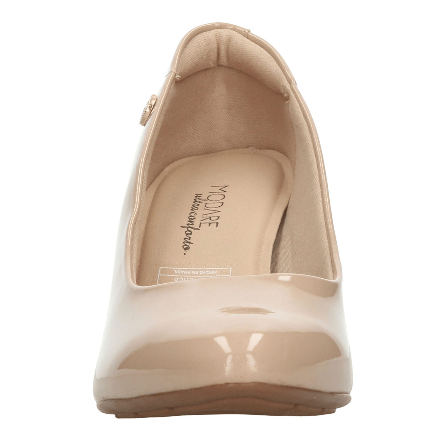Zapatillas Modare Dama Nude Casual Charol Tacón Mujer — imagen 7