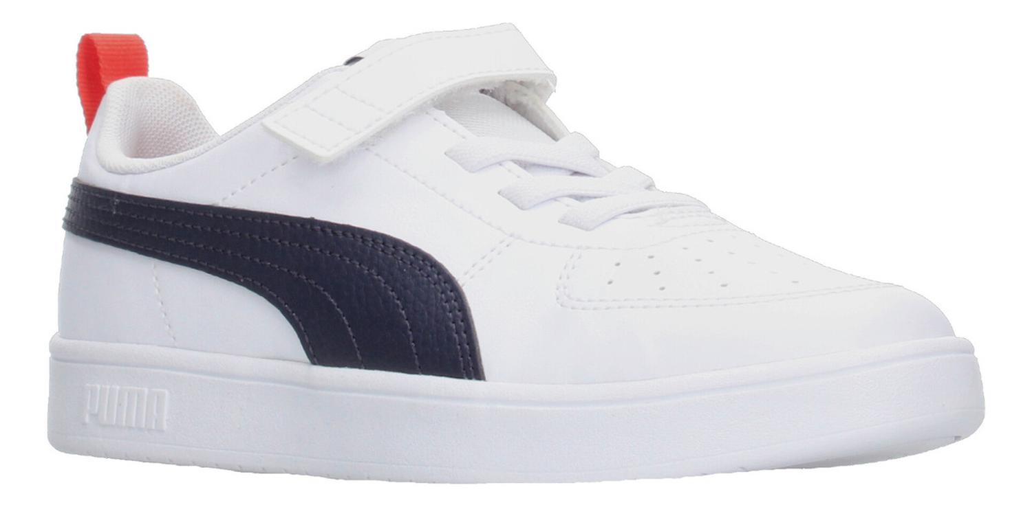 Tenis Puma Rickie Niño Casual Blanco Infantil T16-22 — imagen 2