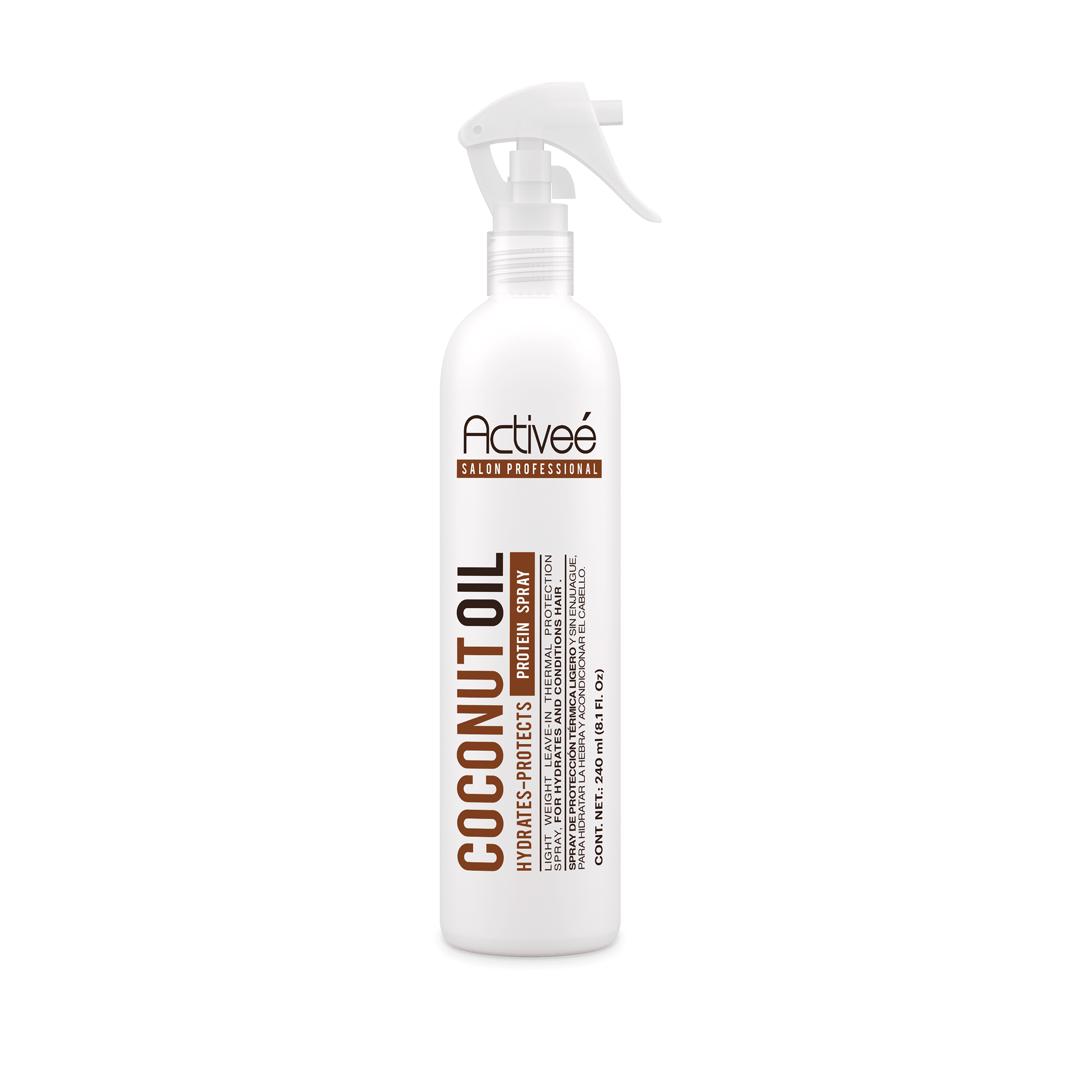 Proteina Capilar Activeé Professional Coconut Oil Tecnologia para cuidado Cabello con Perdida de Color Quebradizo y con Frizz Libre de Sal — imagen 4