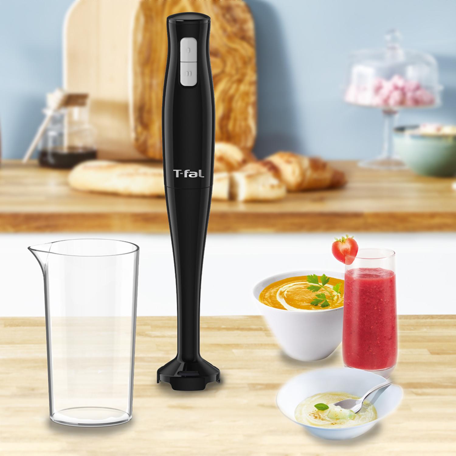 BATIDORA DE INMERSION T-FAL HB2B18MX 2 VEL TURBO NEGRO — imagen 2