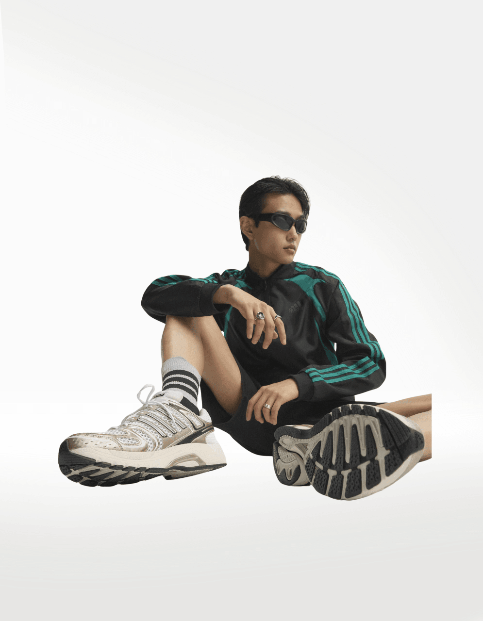 Tenis Adidas Adistar Control 5 Blanco - Hombre — imagen 7