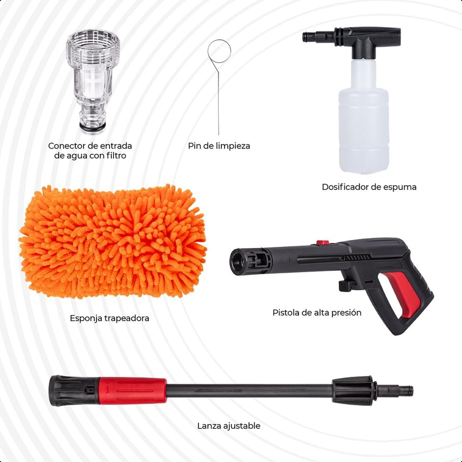 Hidrolavadora Eléctrica 1800W Energizer Alta Presión — imagen 4