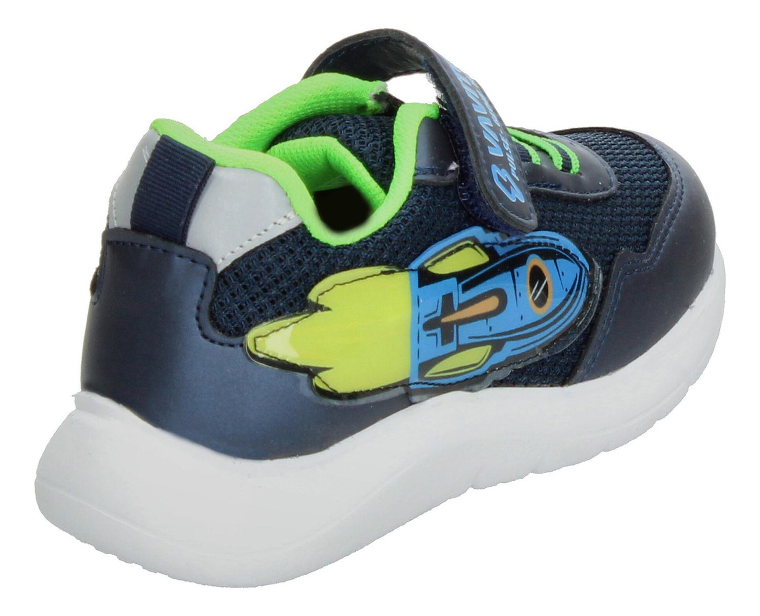 Tenis Vavito Rocket Niño Casual Cómodo Cohete Elástico Azul Marino Infantil T15-17 — imagen 3