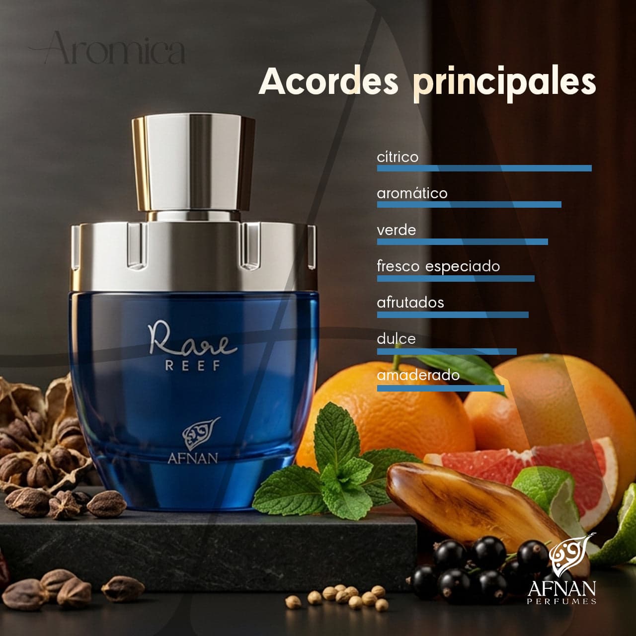 Perfume Árabe Afnan Rare Reef Unisex EDP 100ml — image 4