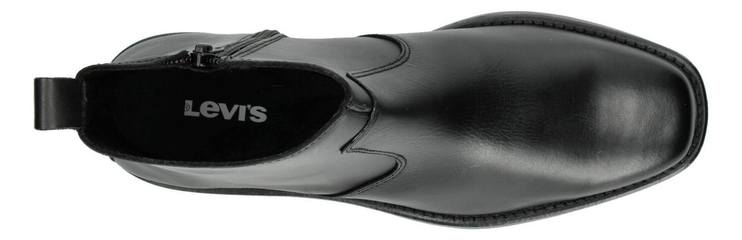 Bota Levis Hombre Casual Con Cierre Negro Caballero — imagen 8