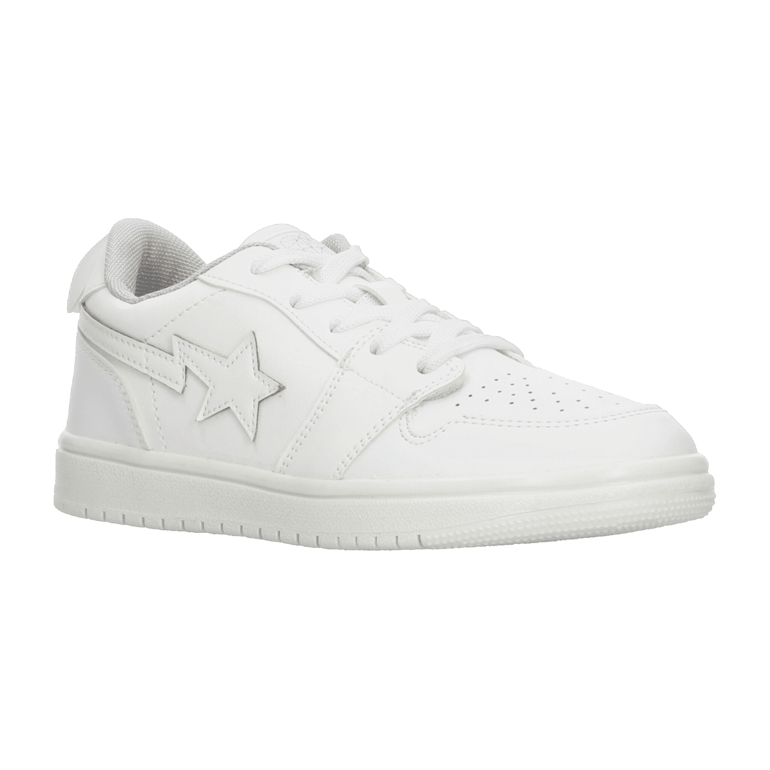 Tenis Tropicana Estrella Niña Casual Cómodo Cintas Ajustables Blanco Infantil T18-22 — imagen 2