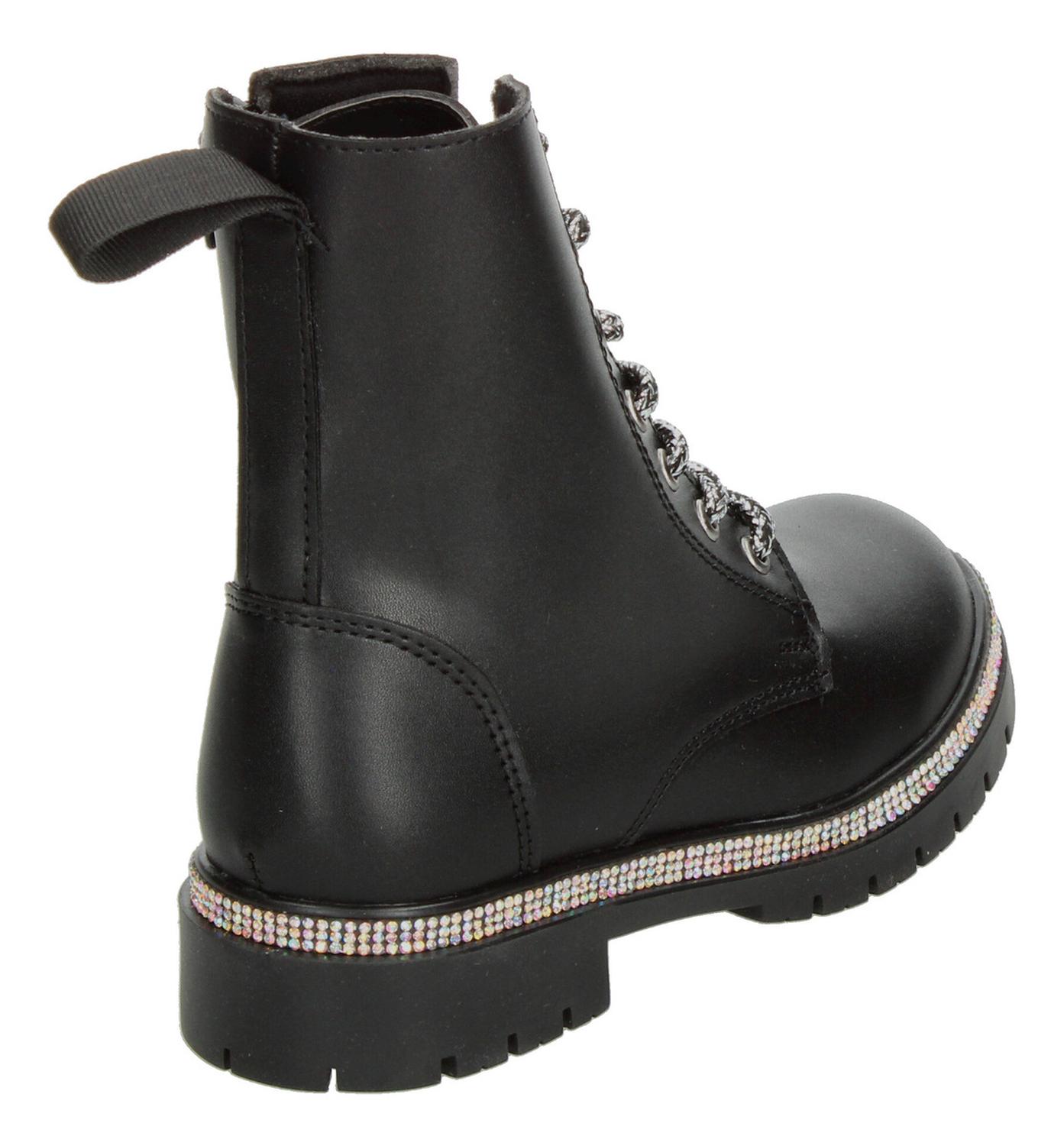 Botines Tropicana Niña Casual Cinta Ajustable Negro Infantil T18-20 — imagen 3