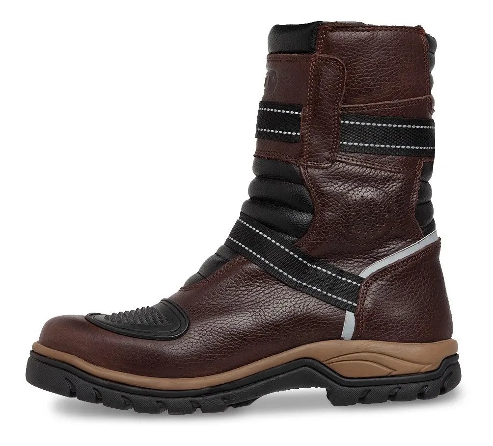 Botas Motociclista Biker 2.0 Cafe Chocolate — imagen 11