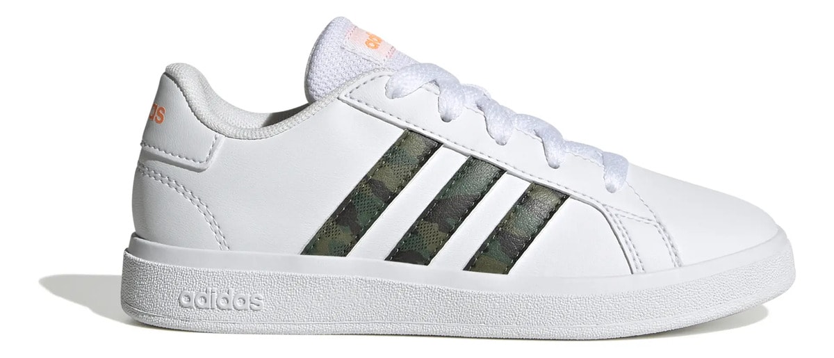 Tenis adidas Grand Court 2.0 Niño Casual Blanco Infantil T22-26 — imagen 8