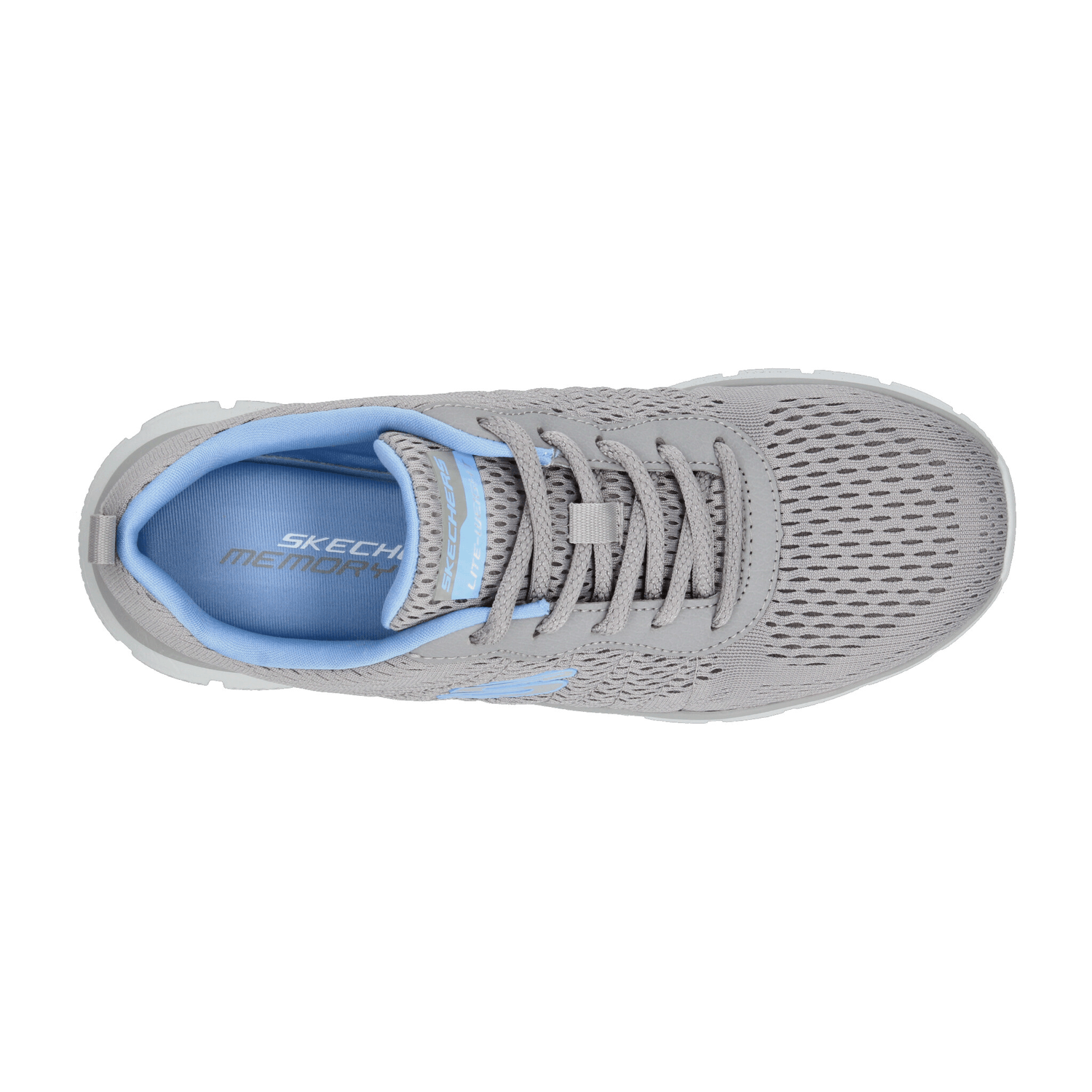 Tenis Dama Skechers Gris Deportivo Mujer — imagen 9