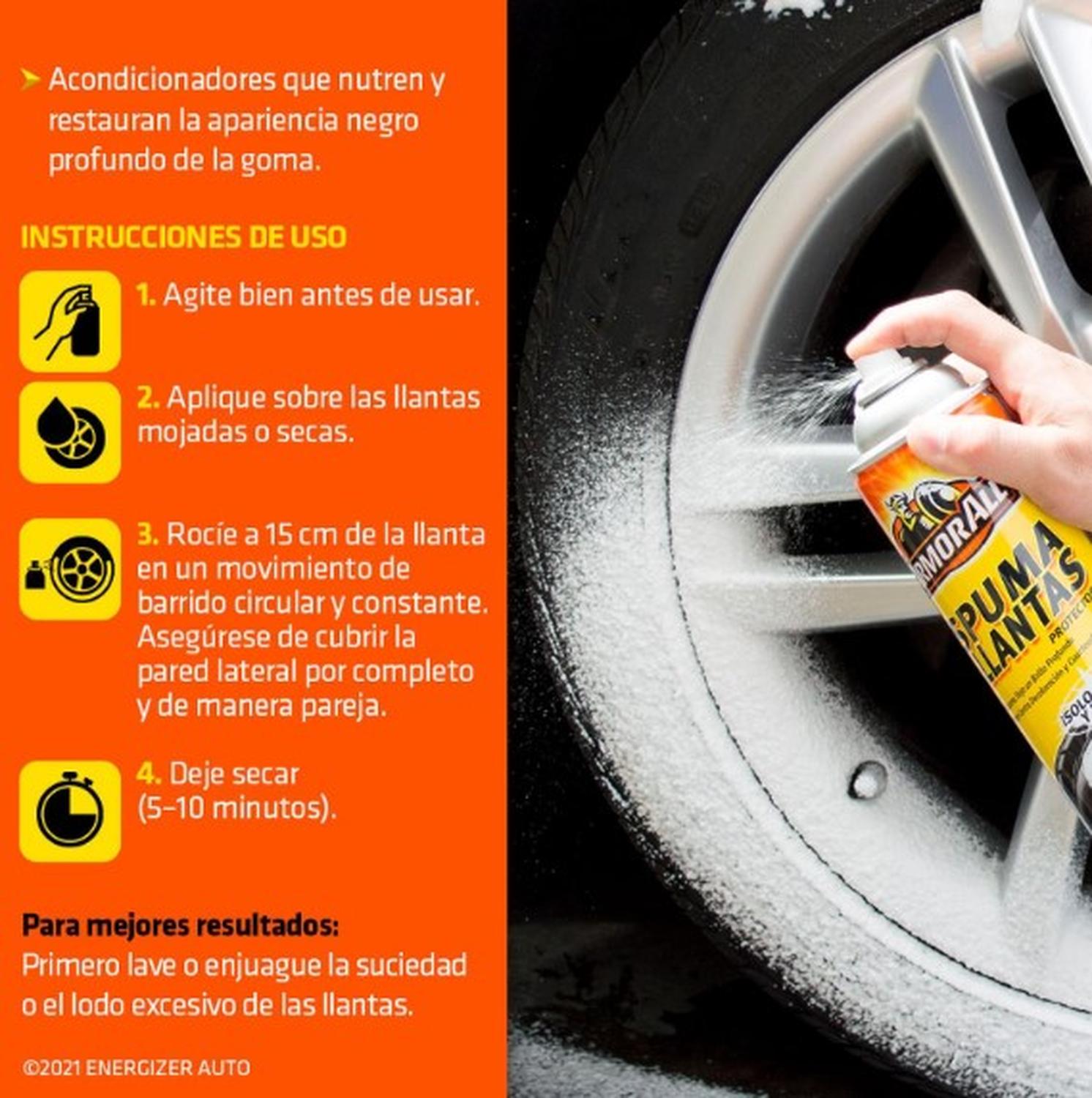 KIT COCHE SHAMPOO + TOALLAS + ESPUMA LLANTAS ARMOR ALL — imagen 5
