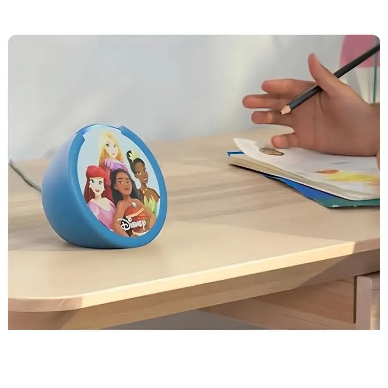 Bocina Alambrica Amazon Echo Pop Kids - Disney Princesas — imagen 5