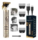 Rasuradora Eléctrica Recargable Profesional. Cortadora de Cabello Profesional Inalámbrica para Hombre Máquina para Cortar Cabello Recargable USB con 4 Peines Trimmer Barba Kit Completo