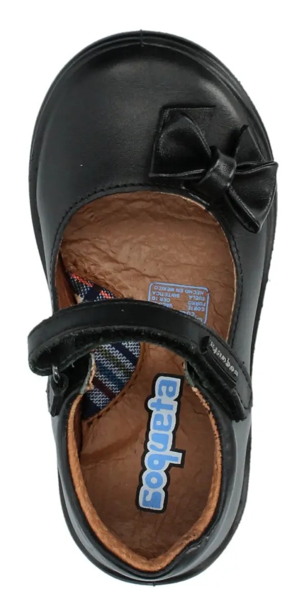 Zapato Coqueta Niña Escolar Ajustable Negro Infantil T13-18 — imagen 17