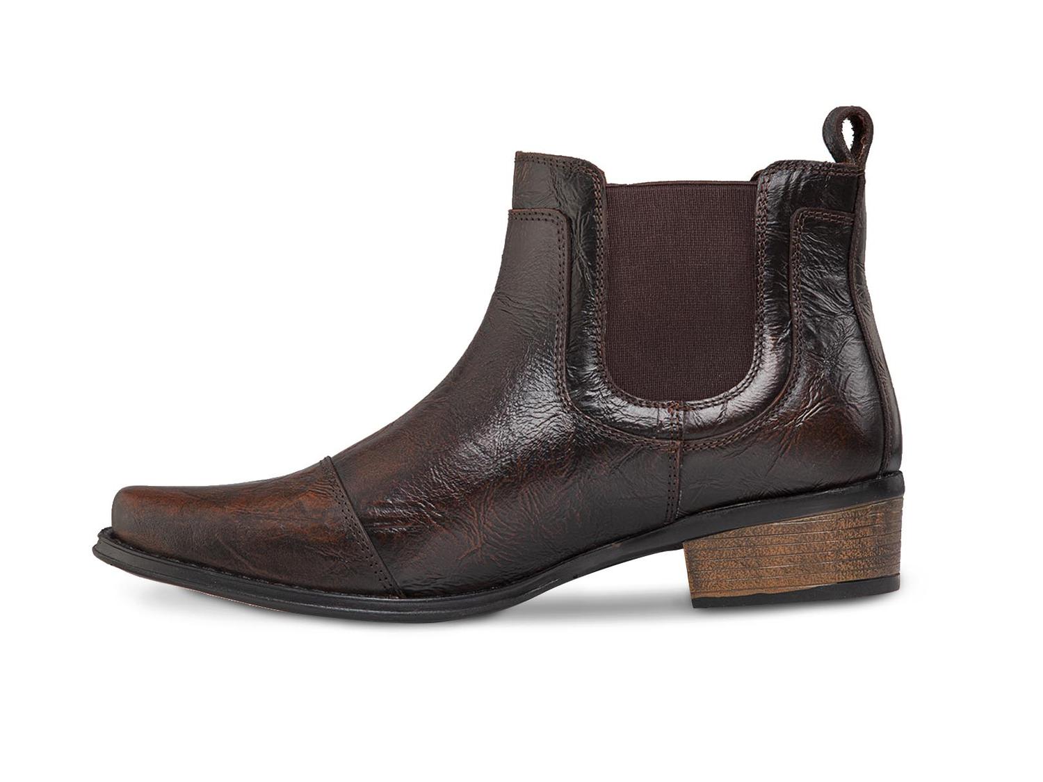 Botín Hombre Bota Vaquera Casual Urban Cowboy 40706 café — imagen 4