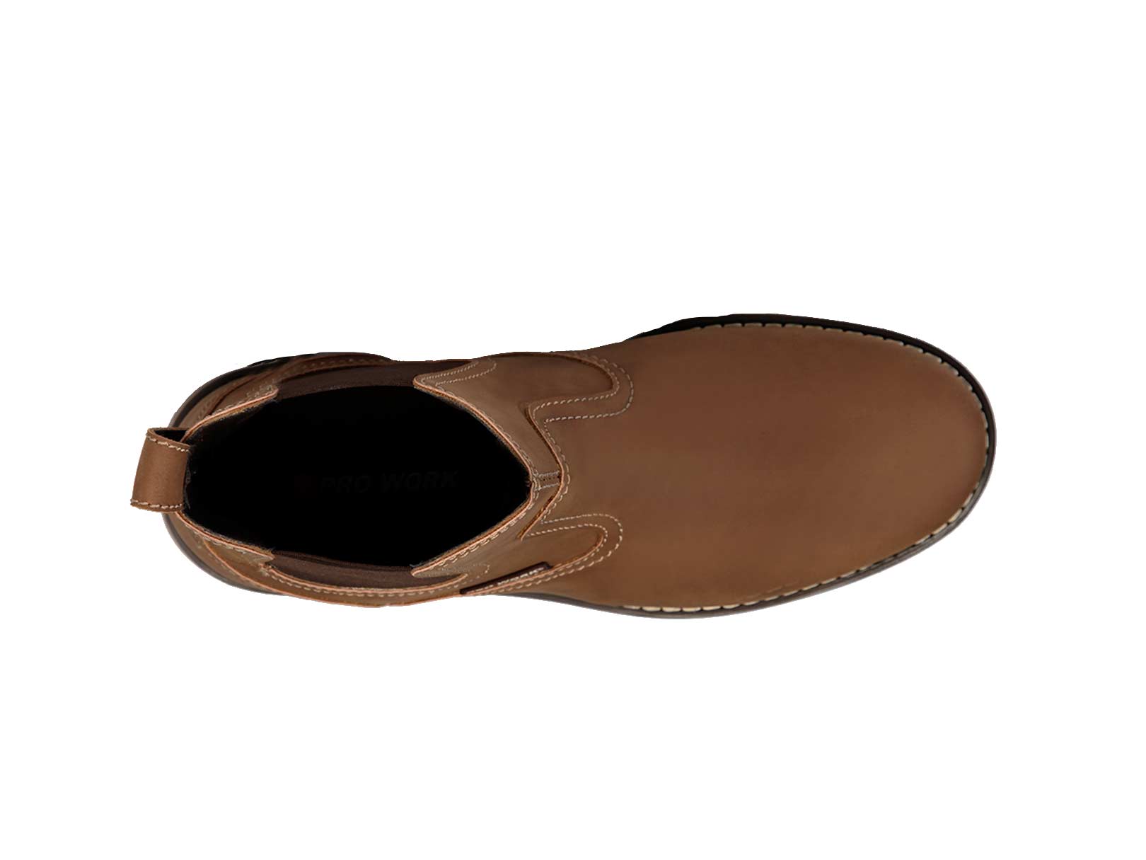 Bota hombre casual Vestir botin PRO WORK 89705 coax Canela — imagen 15