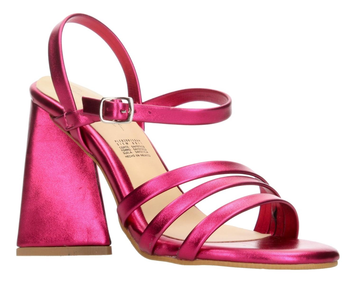 Sandalias Perez Lete Dama Fiesta Fucsia Mujer — imagen 3