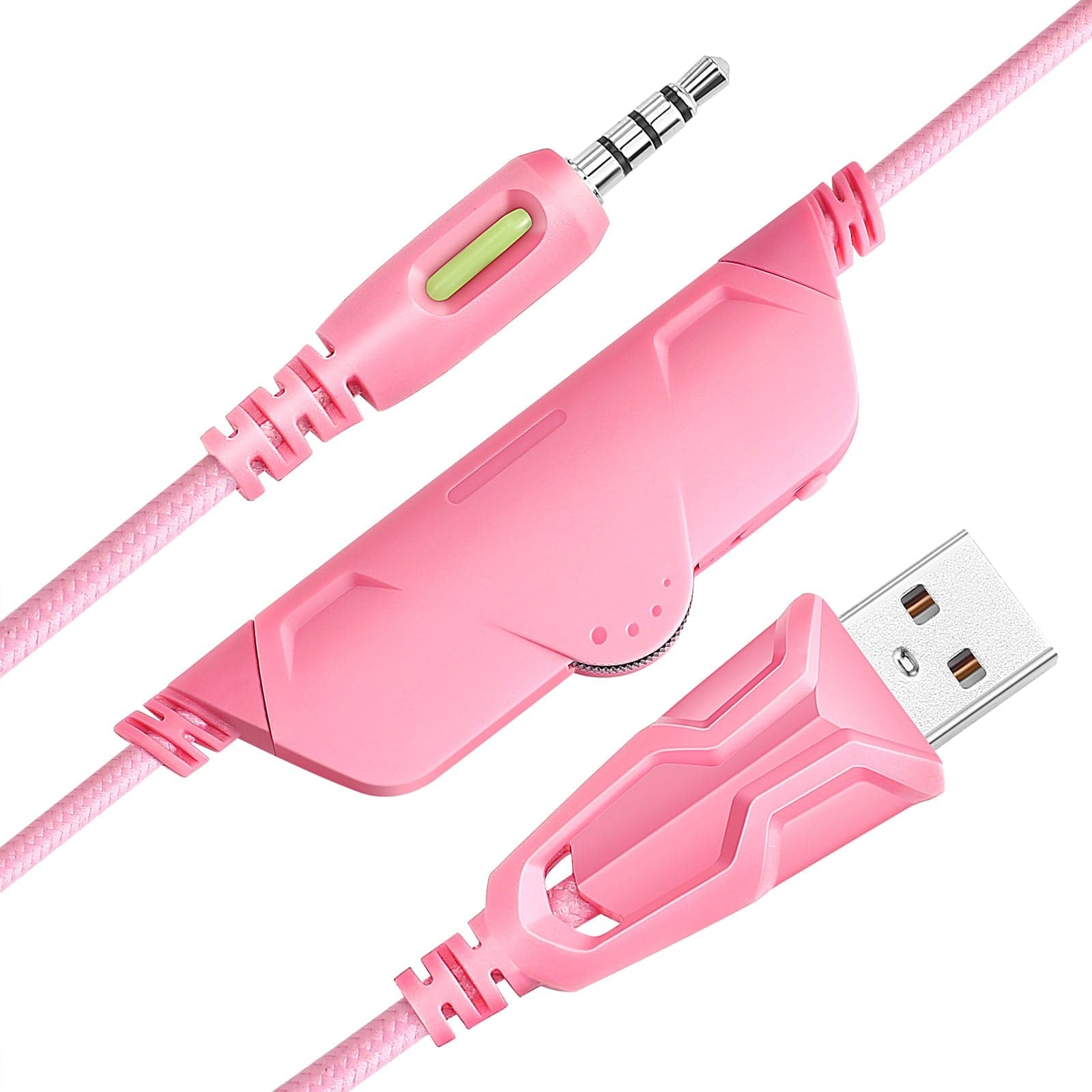 Audífonos alámbricos Gamer On-ear STF Beast Muspell Tournament: Hi-Fi, 3.5 mm, Rosa — image 6
