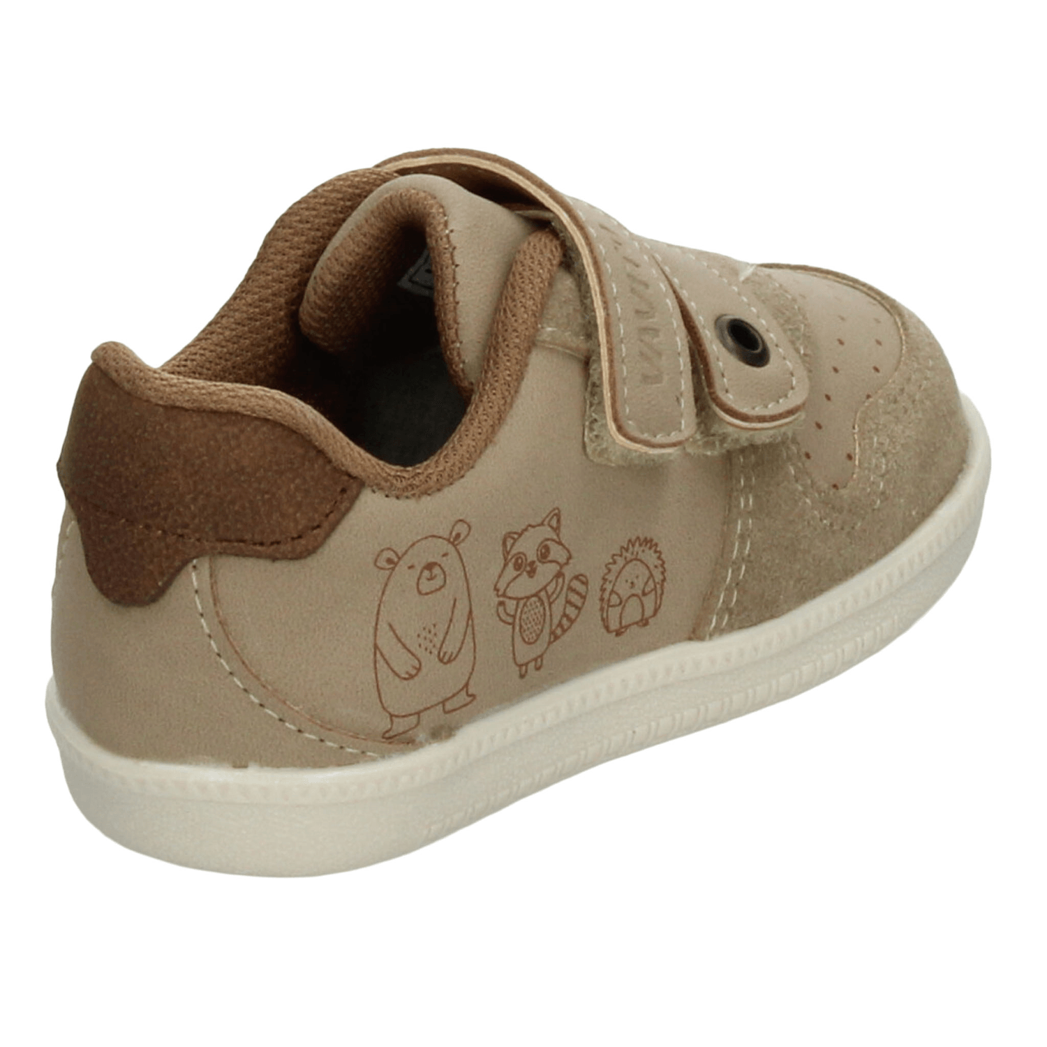 Tenis Vavito Niño Beige Deportivo Casual Cintas Adhesivas Infantil T15-18 — imagen 4