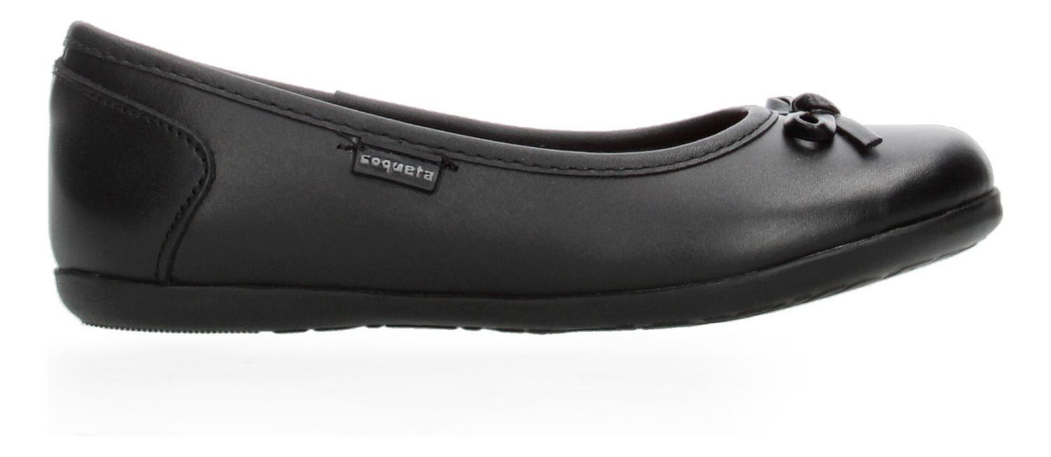 Zapato Coqueta Slip On Niña Escolar Negro Infantil T18-26 — imagen 1