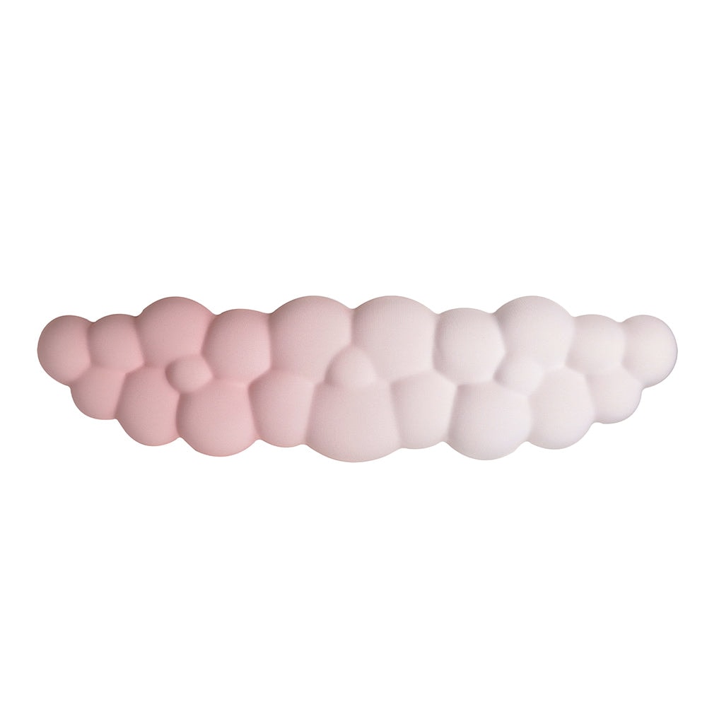 Kit Teclado inalámbrico + Reposa muñecas STF VIVA Para computadora rosa — imagen 4